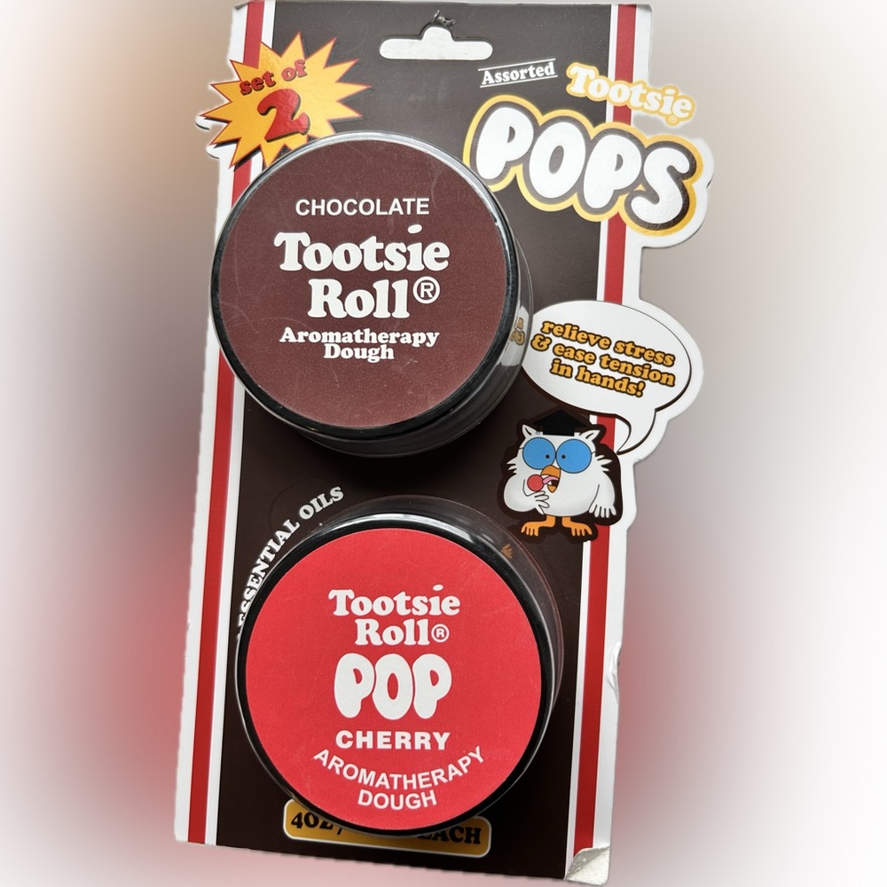 Tootsie Roll Aromatherapy Cherry & Chocolate Dough Stress Relief Essential Oils